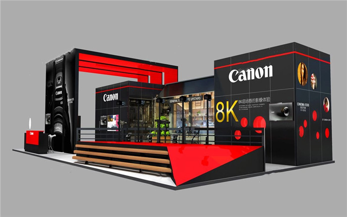 canon-广州灯光音响展展台设计